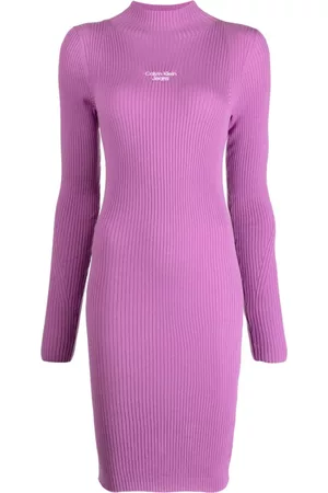 Calvin Klein Vestido ajustado con logo