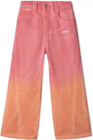 OFF-WHITE Pantalones Helvetica anchos