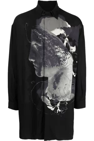 YOHJI YAMAMOTO Camisa con motivo gráfico