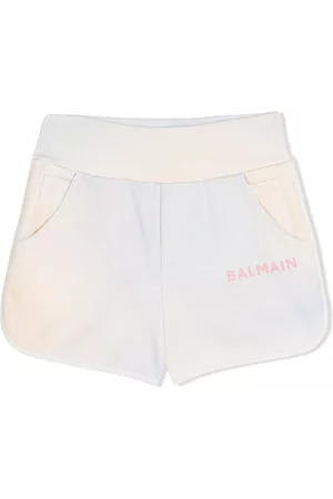 Balmain Bermudas con motivo tie-dye