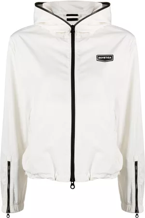 Duvetica Chaqueta con capucha y parche del logo