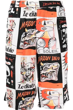 Endless Joy Bermudas con estampado gráfico