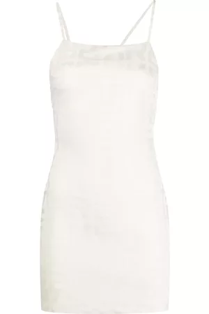 ROTATE Vestido corto con monograma en jacquard