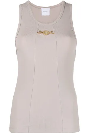 Patou Camiseta de tirantes con charm del logo