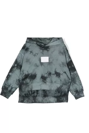 Maison Margiela Sudadera con capucha y estampado tie-dye