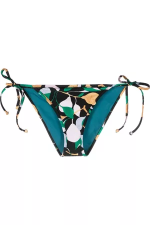 La DoubleJ Bragas de bikini con estampado Orchard