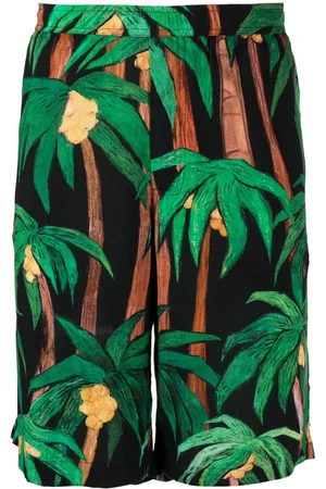 Endless Joy Bermudas con palmera estampada