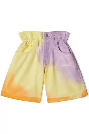 OFF-WHITE Pantalones cortos Helvetica de talle alto
