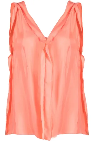 ALYSI Blusa con volantes