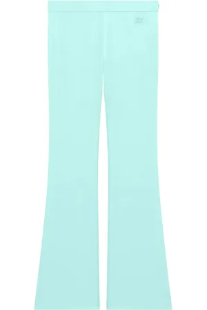 Courrèges Pantalones acampanados de talle bajo