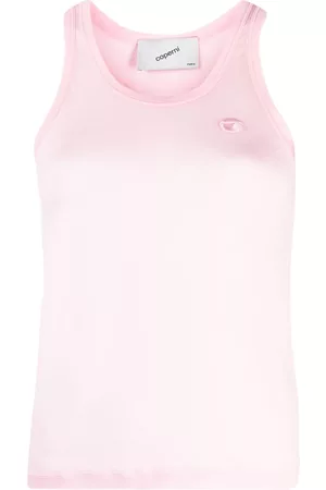 COPERNI Top semitranslúcido con espalda descubierta