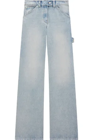 Courrèges Vaqueros anchos con efecto lavado