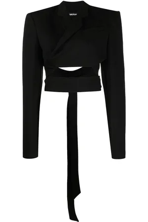 ANDREADAMO Chaqueta corta con tira