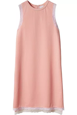 Burberry Vestido con ribete de encaje