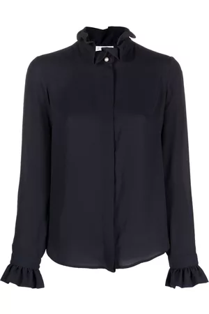 Claudie Pierlot Blusa con cuello con volantes