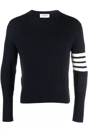 Thom Browne 4-Bar cable-knit ribbed jumper