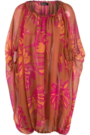 GIANLUCA CAPANNOLO Vestido corto con motivo floral Claire