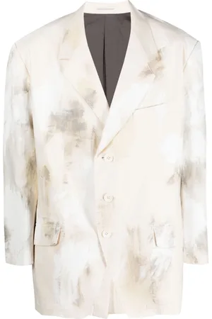 YOHJI YAMAMOTO Chaqueta con motivo abstracto
