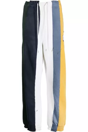 Maison Mihara Yasuhiro Pantalones de chándal con diseño colour block