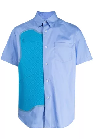 Fumito Ganryu Camiseta con paneles de malla