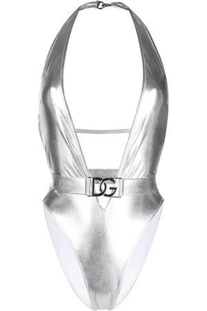 Dolce & Gabbana Bañador con placa del logo