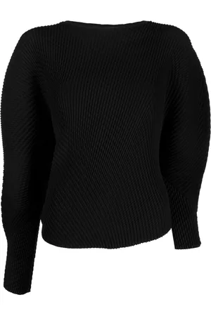 Issey Miyake Sudadera con diseño asimétrico