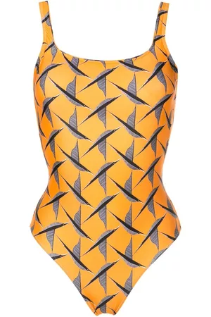 Lygia & Nanny Bañador Hapuna con pájaros estampados