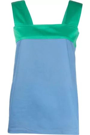 Saint Laurent Top con diseño colour block 1970