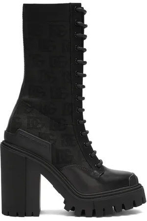 Dolce & Gabbana Botas con logo DG y tacón de 90 mm