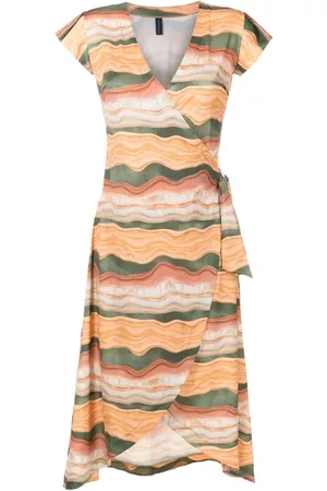 Lygia & Nanny Vestido midi cruzado