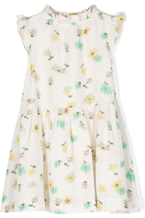 BONPOINT Vestido con volantes y estampado floral