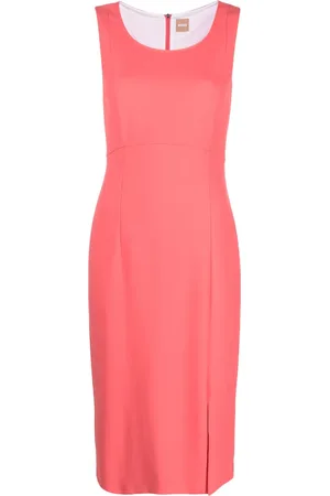 HUGO BOSS Vestido midi sin mangas
