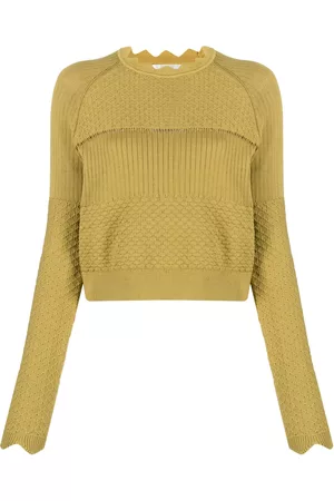 Victoria Beckham Jersey de punto a paneles