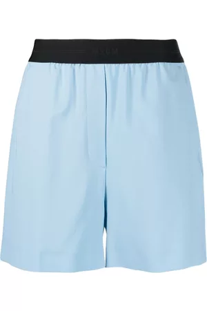 Msgm Shorts con logo en la cintura