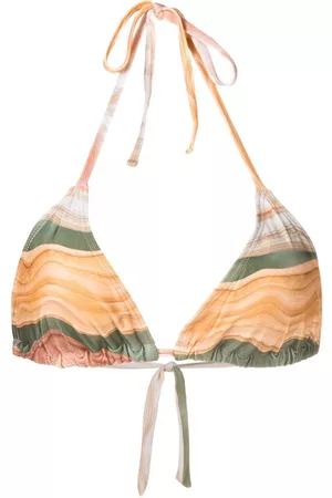 Lygia & Nanny Top de bikini con estampado abstracto