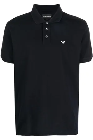 Emporio Armani Polo con logo bordado en el pecho