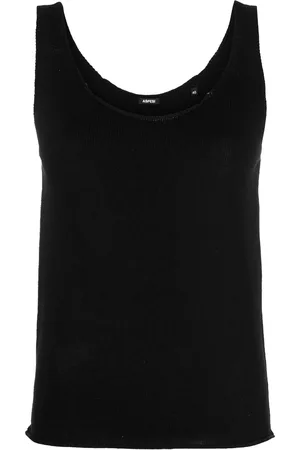 Aspesi Top con cuello redondo