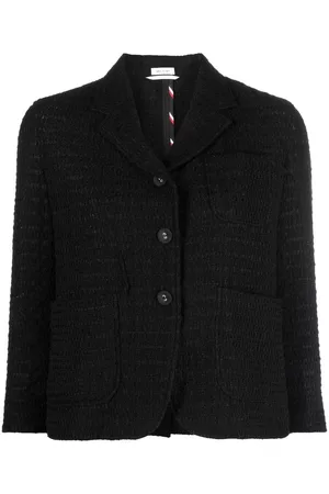 Thom Browne Abrigo con botones y logo