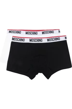 Moschino Set de bóxeres con logo estampado