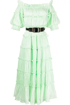 LEO LIN Vestido Rue con hombros descubiertos