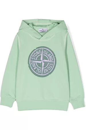 Stone Island Sudadera con capucha y parche del logo