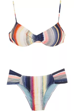 Lygia & Nanny Bikini Vitória con rayas estampadas