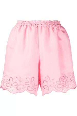 Moschino Shorts con ribete de encaje