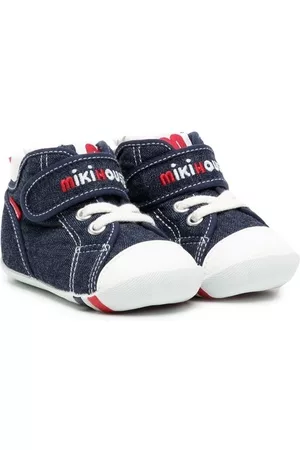 Miki House Zapatillas vaqueras con logo bordado