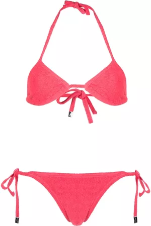 The Attico Bikini de tejido de rizo francés