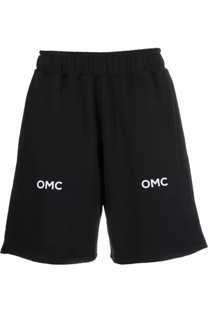 Omc Pantalones cortos de deporte con logo estampado