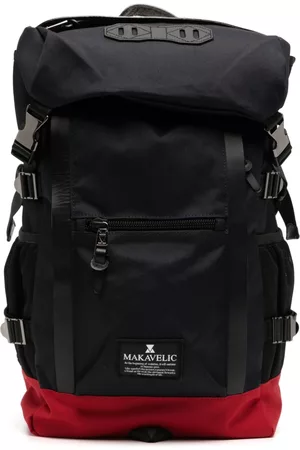 Makavelic Mochila con logo y detalle en contraste