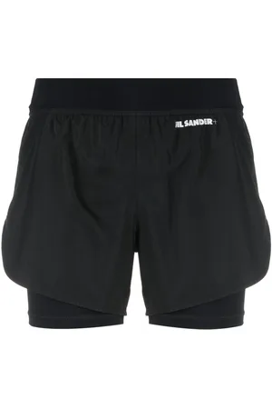 Jil Sander Shorts con logo estampado