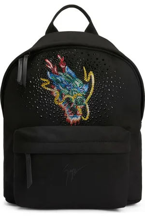 Giuseppe Zanotti Mochila con apliques de strass