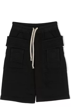 Rick Owens Bermudas con cintura lazada